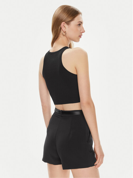 Elisabetta Franchi Elisabetta Franchi Τοπ TK-06B-42E2 Μαύρο Slim Fit