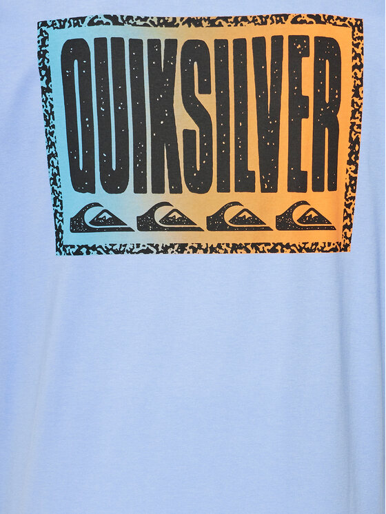 Quiksilver Quiksilver T-Shirt Long Fade EQYZT07670 Niebieski Regular Fit
