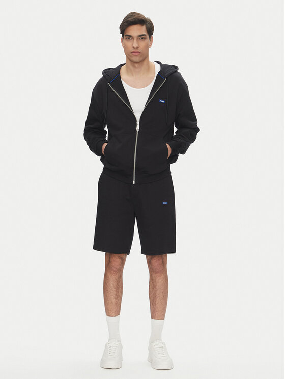 HUGO HUGO Spordišortsid Nasensio 50522364 Must Regular Fit