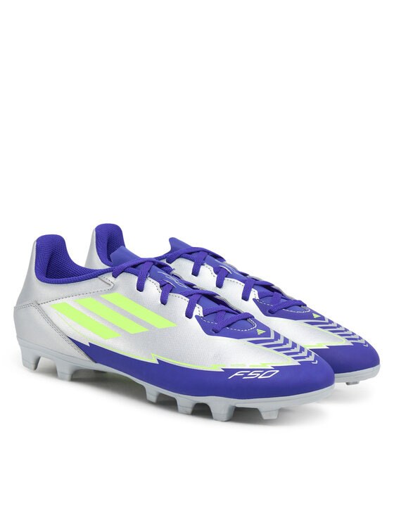 adidas adidas Futbalové topánky F50 Club Messi Firm/Multi-Ground IH0916 Sivá