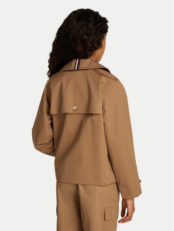 Tommy Hilfiger Tommy Hilfiger Prechodná bunda KG0KG08518 Hnedá Regular Fit