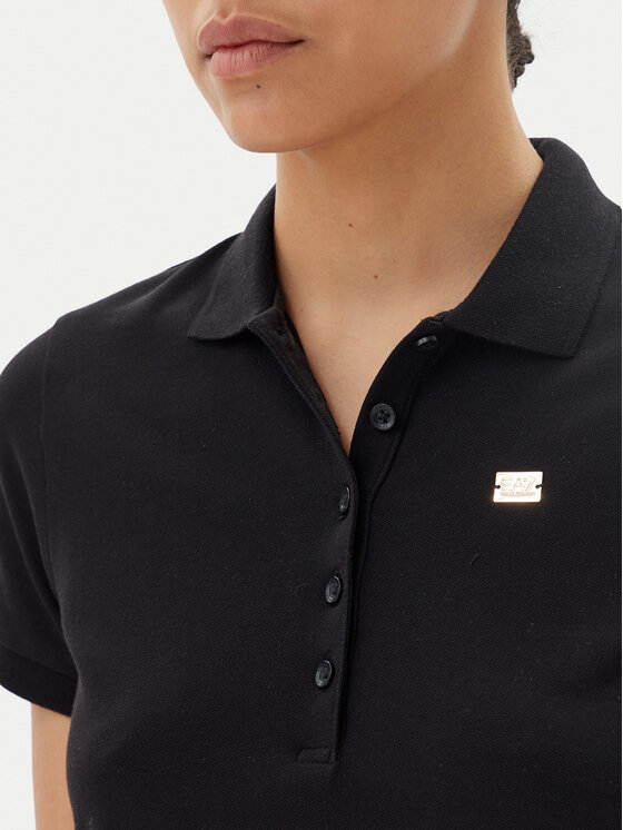 EA7 Emporio Armani EA7 Emporio Armani Тениска с яка и копчета 7W000030 AF12450 UC001 Черен Regular Fit