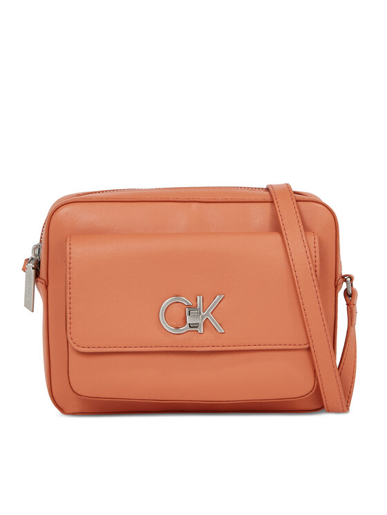 Calvin Klein Ročna Torba Re-Lock Camera Bag W/Flap K60K611083 Rjava