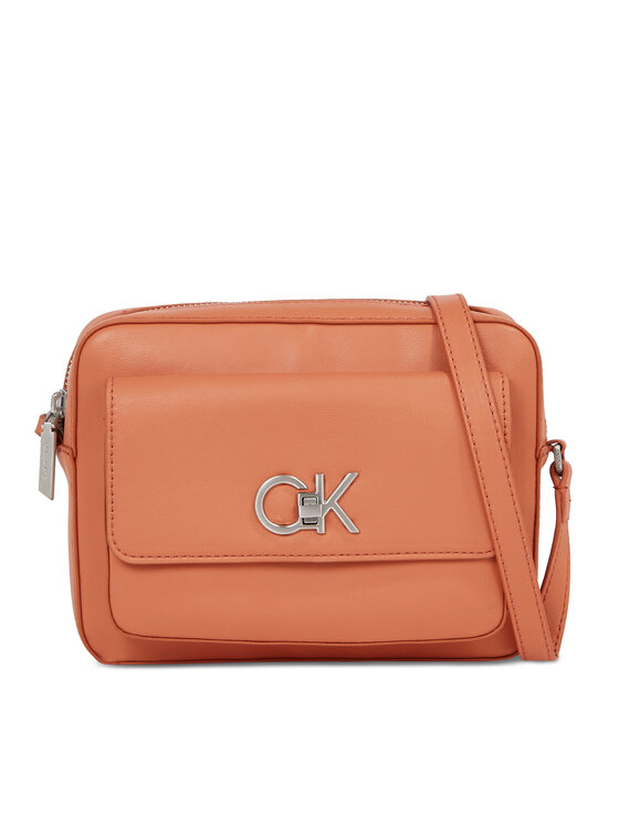 Geantă Calvin Klein Re-Lock Camera Bag W/Flap K60K611083 Maro