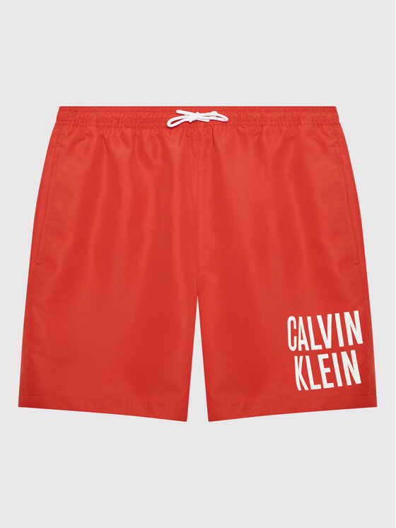 Calvin Klein Swimwear Calvin Klein Swimwear Úszónadrág Intense Power KV0KV00006 Piros Regular Fit