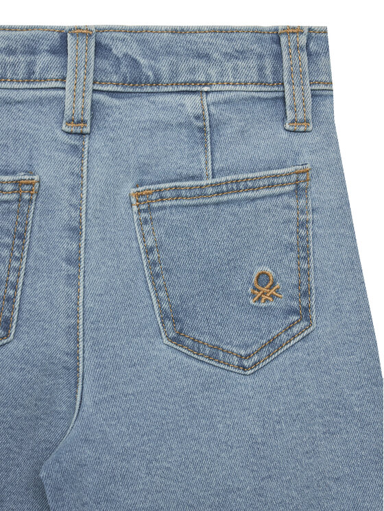 United Colors Of Benetton United Colors Of Benetton Jeans hlače 45ONGE02K Modra Wide Leg