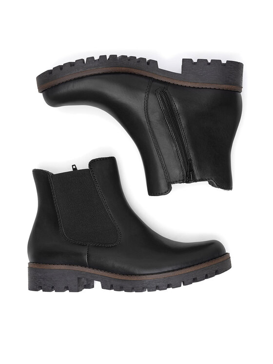 Rieker Rieker Botine 78570-00 Negru