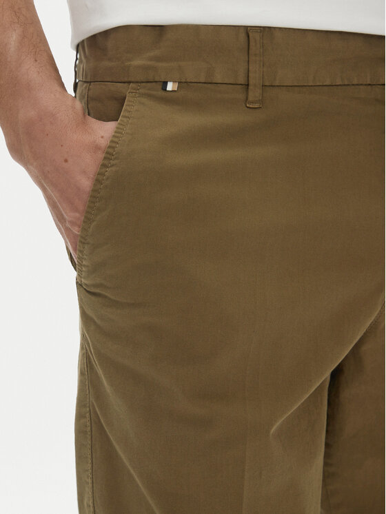 BOSS BOSS Auduma šorti H-Slice 50540743 Zaļš Regular Fit