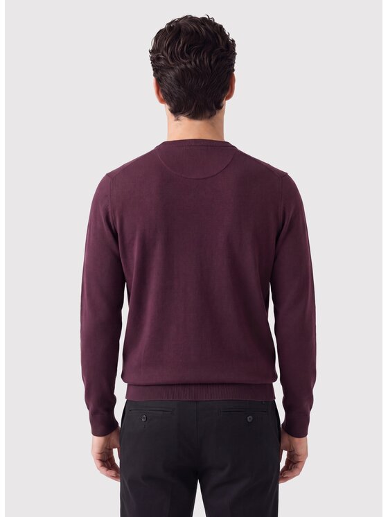 Pako Lorente Pako Lorente Sweter P26WB-2X-003 Fioletowy Straight Fit