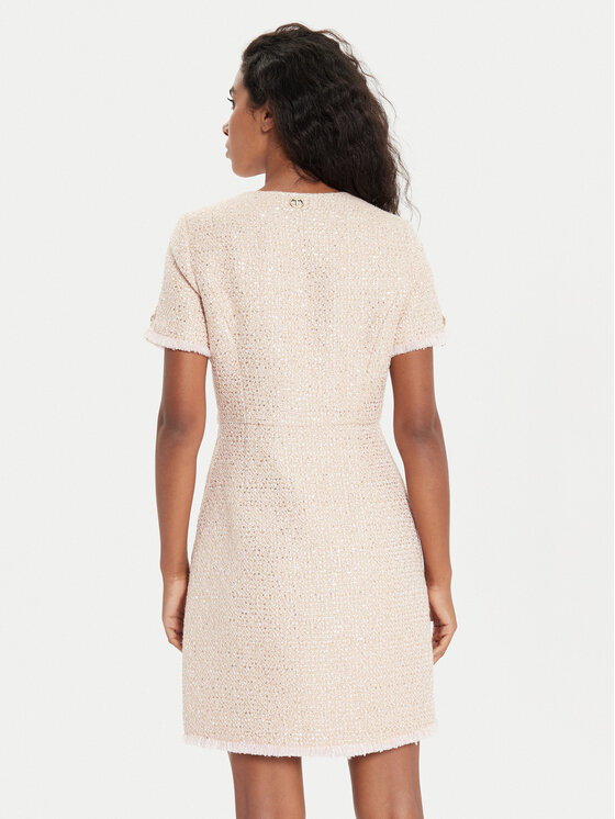 TWINSET TWINSET Strickkleid 241TP2425 Rosa Slim Fit