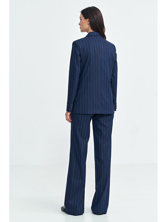 NIFE NIFE Marynarka Z71 Granatowy Oversize