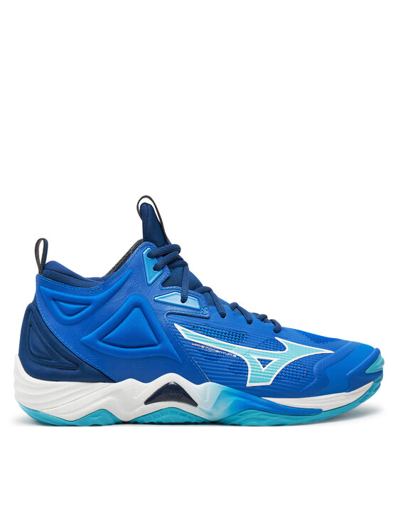 Mizuno Čevlji Za športe V Zaprtih Prostorih Wave Momentum 3 V1GA2317 Modra