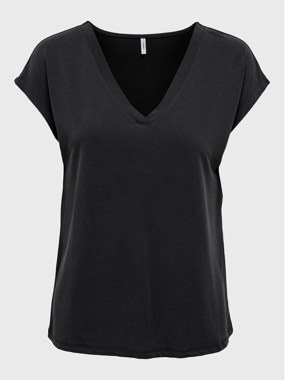 ONLY ONLY T-Shirt Free 15287041 Czarny Regular Fit