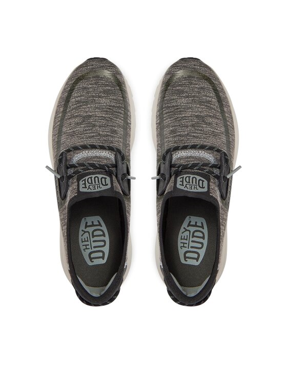 Hey Dude Hey Dude Półbuty Sirocco Dual Knit 40184-030 Szary
