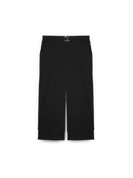 Fiorella Rubino Fiorella Rubino Spodnie materiałowe P835L002383N033 Czarny Regular Fit