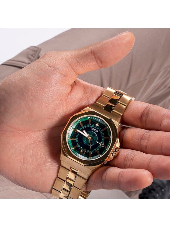 Guess Guess Zegarek GW0573G2 Złoty