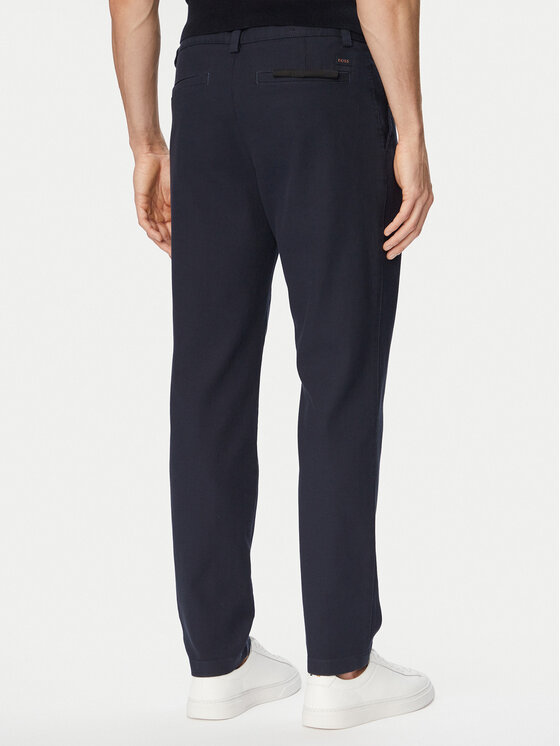 BOSS BOSS Chinos 50559158 Sötétkék Tapered Fit