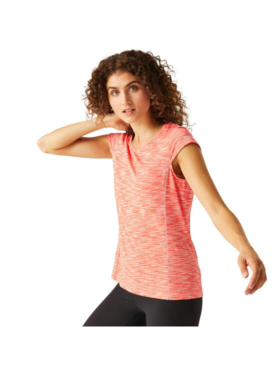 Regatta Regatta T-Shirt Hyperdimension II Pomarańczowy Short Fit