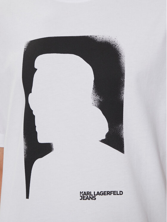 Karl Lagerfeld Jeans Karl Lagerfeld Jeans T-shirt 245D1709 Bijela Regular Fit