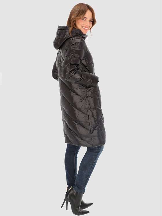 Perso Perso Kurtka damska BLH236060FX Czarny Regular Fit