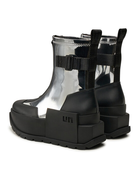United Nude United Nude Škornji Roko Bootie II 1077714113 Srebrna