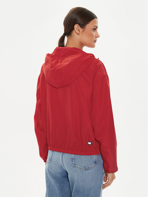 Tommy Jeans Tommy Jeans Větrovka Chicago DW0DW19302 Červená Regular Fit