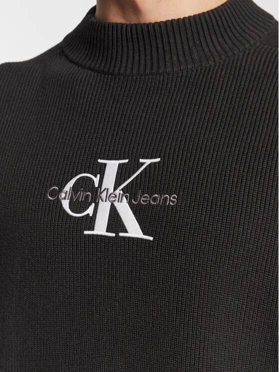 Calvin Klein Jeans Calvin Klein Jeans Sweter J30J322460 Czarny Loose Fit