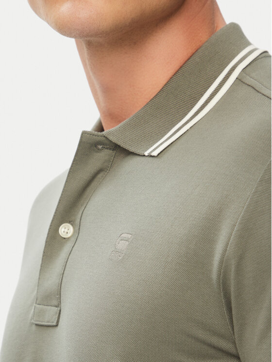 G-Star Raw G-Star Raw Polo Dunda D17127-5864 Zelena Slim Fit