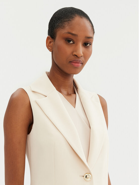 Rinascimento Rinascimento Weste CFC0122763003 Beige Regular Fit