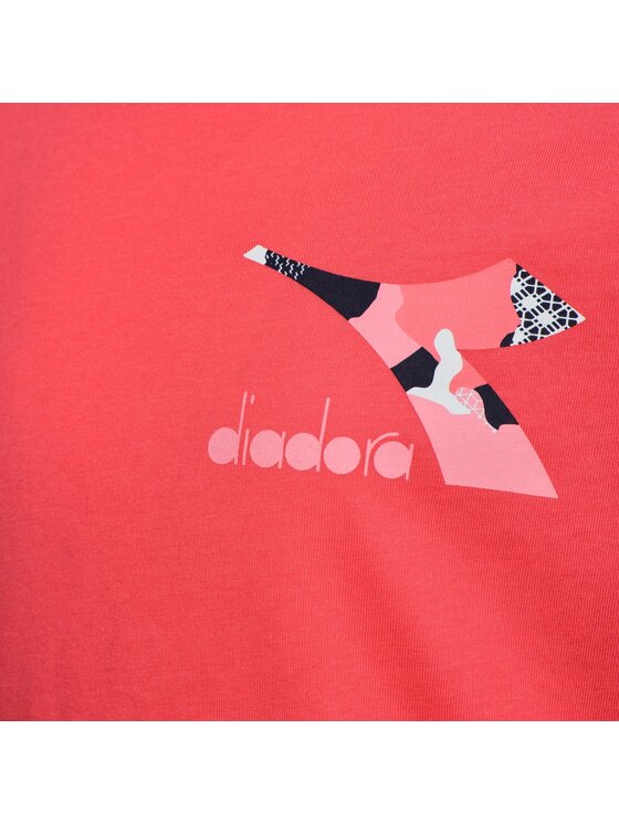 Diadora Diadora Bluzka DIADORA JU.LS T-SHIRT CHROMIA Różowy Regular Fit