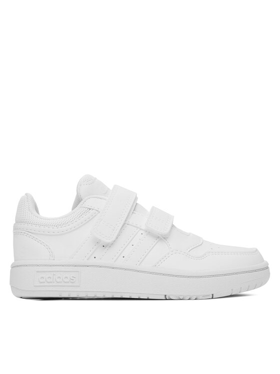 adidas Sneakersy Hoops Lifestyle Basketball Hook-and-Loop GW0436 Biela