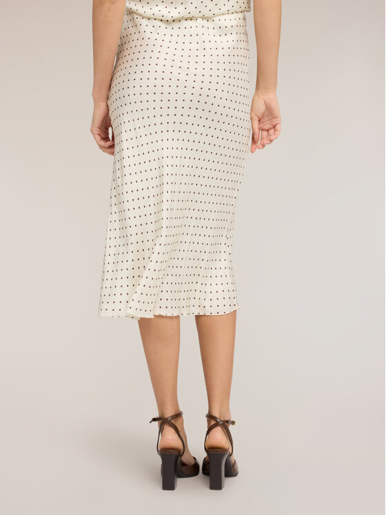 Motivi Motivi Spódnica midi 1090Q001282N0V2 Biały Regular Fit