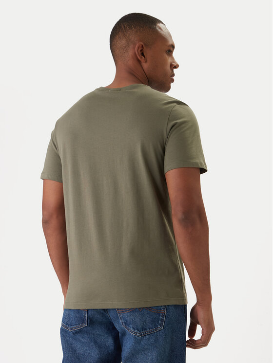 Calvin Klein Calvin Klein Tricou Micro Logo LV04LC255G Verde Regular Fit