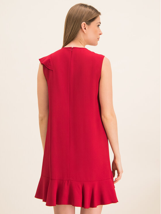 Red Valentino Red Valentino Kokteilinė suknelė TR3VAL10 Bordinė Regular Fit