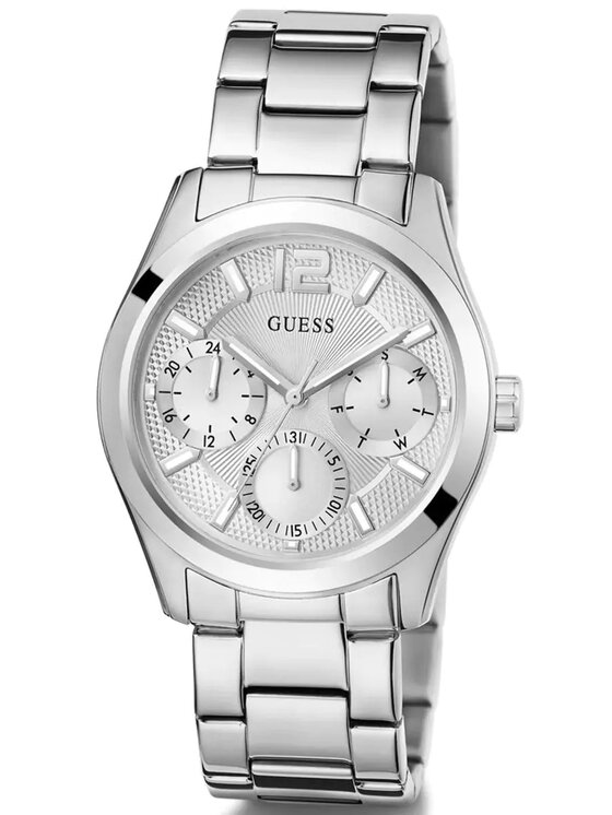 Guess Guess Hodinky GW0760L1 Stříbrná