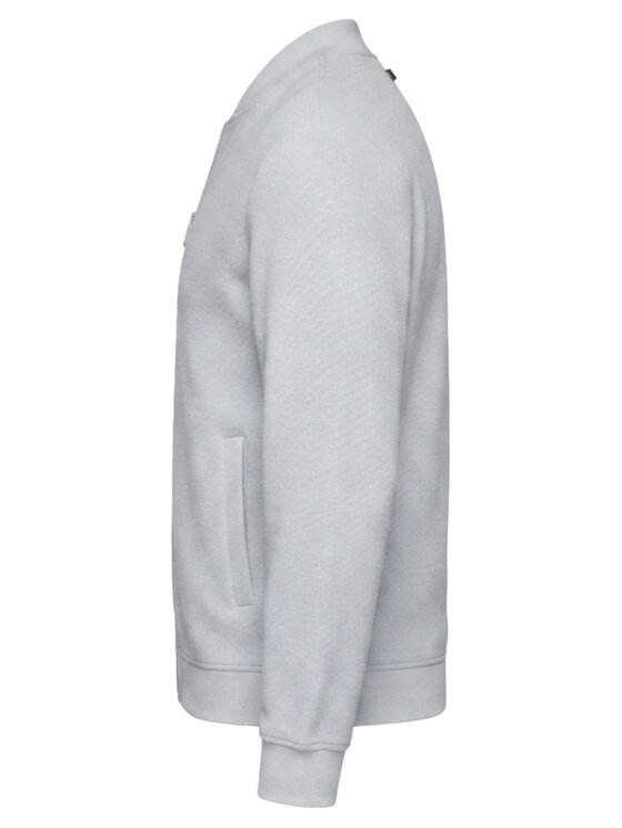 Ombre Ombre Bunda bomber C583 Světle šedá Regular Fit