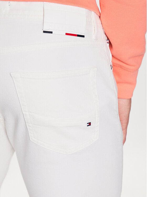 Tommy Hilfiger Tommy Hilfiger Jeansy Houston MW0MW31391 Biały Slim Fit