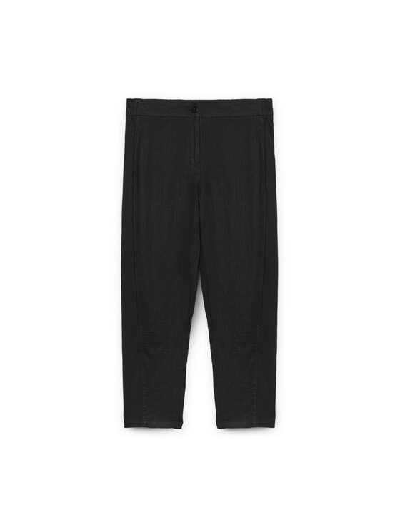 Fiorella Rubino Fiorella Rubino Spodnie materiałowe P121T004816N033 Czarny Regular Fit
