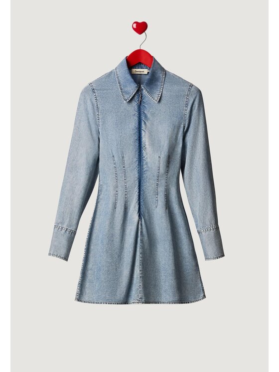 Desigual Desigual Teksakleit Lonan 26SWVD03 Sinine Slim Fit