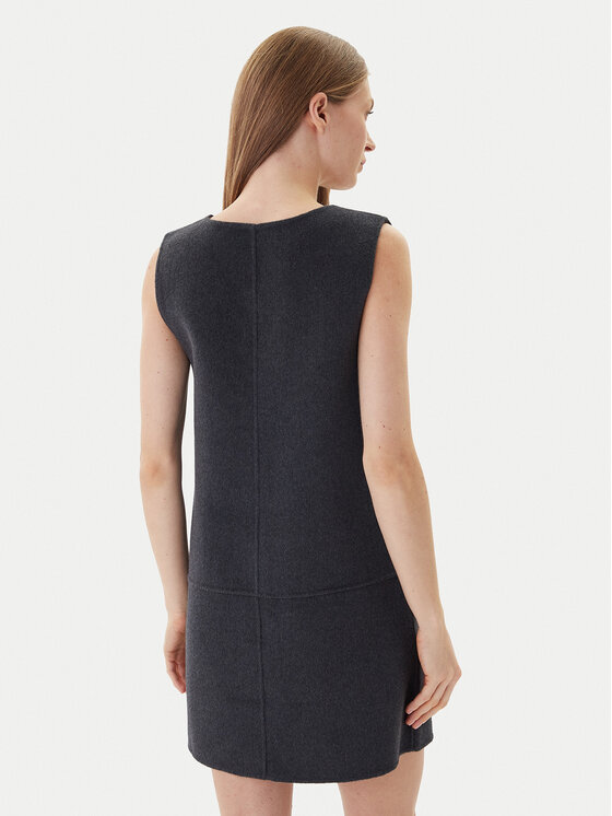 Calvin Klein Calvin Klein Úpletové šaty LV044D017G Šedá Relaxed Fit
