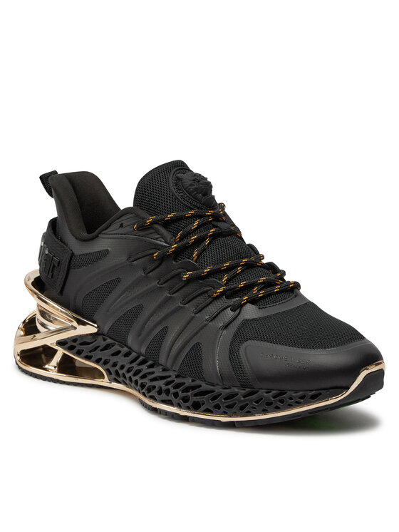 Plein Sport Plein Sport Tenisice Chrome Tiger Gen.X.-02 FACS USC0398 STE003N Crna