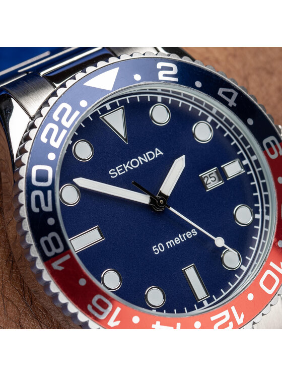 Sekonda Sekonda Zegarek 30196 Srebrny