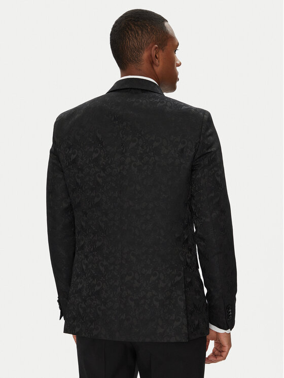KARL LAGERFELD KARL LAGERFELD Marynarka 155200 553038 Czarny Slim Fit