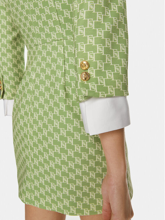 Elisabetta Franchi Elisabetta Franchi Коктейльна сукня AB-S10-41E2-V780 Зелений Regular Fit