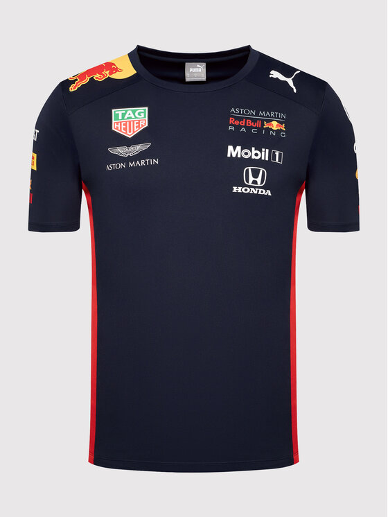 Puma Puma T-krekls Red Bull Racing Team 762881 Tumši zils Regular Fit