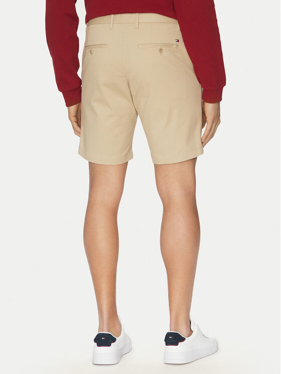 Tommy Hilfiger Tommy Hilfiger Šortky z materiálu Brooklyn MW0MW23563 Béžová Regular Fit