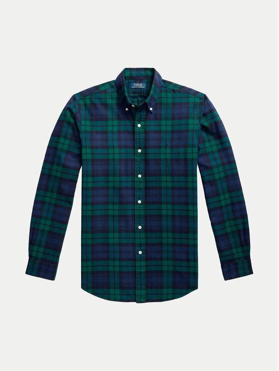 Polo Ralph Lauren Polo Ralph Lauren Риза 710953891001 Зелен Custom Fit