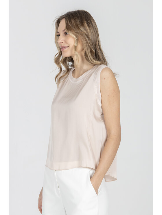 Deni Cler Milano Deni Cler Milano Top T-DC-0009-F2-80-31-1 Różowy Regular Fit