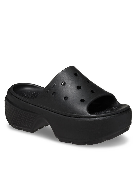 Crocs Crocs Papucs Stomp Slide 209346 Fekete