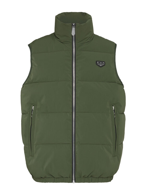 PHILIPP PLEIN PHILIPP PLEIN Gilet 23015 Verde Regular Fit